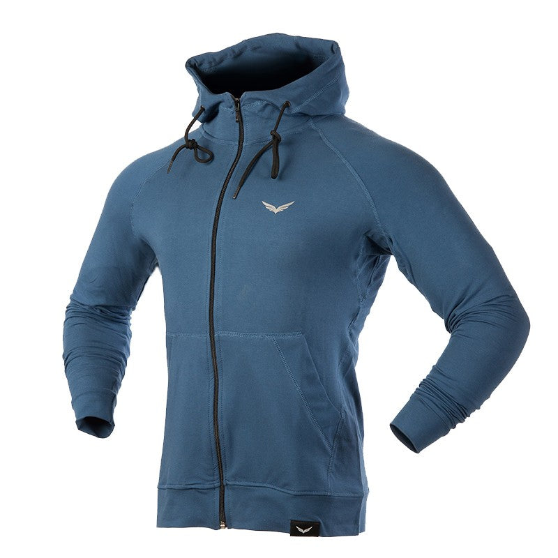 Blue Wings Zipper Hoodie