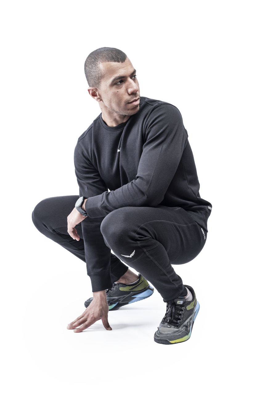 Black Heavy Rocket Sweatpants (Comfy-Fit)