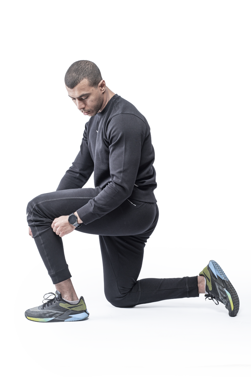 Black Heavy Rocket Sweatpants (Comfy-Fit)