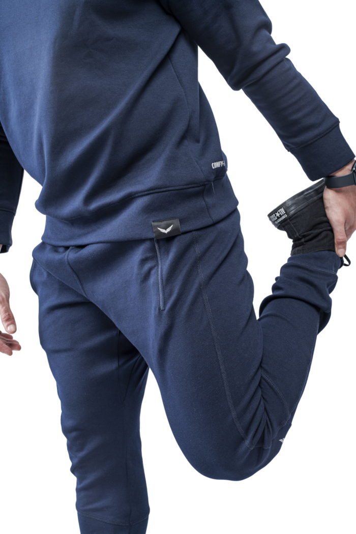 Navy Blue Heavy Rocket Sweatpants (Comfy-Fit)