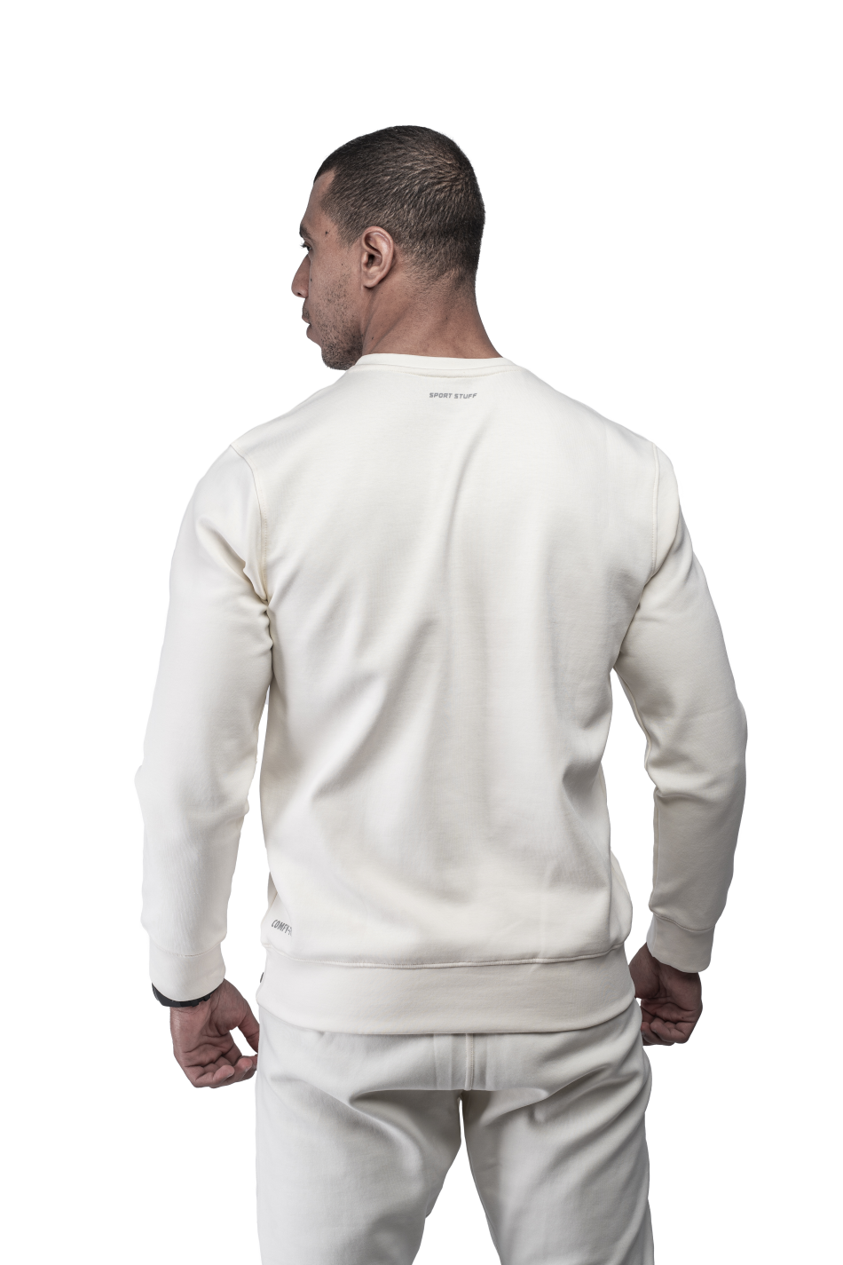 Off White Comfy-Fit Round SweatShirt