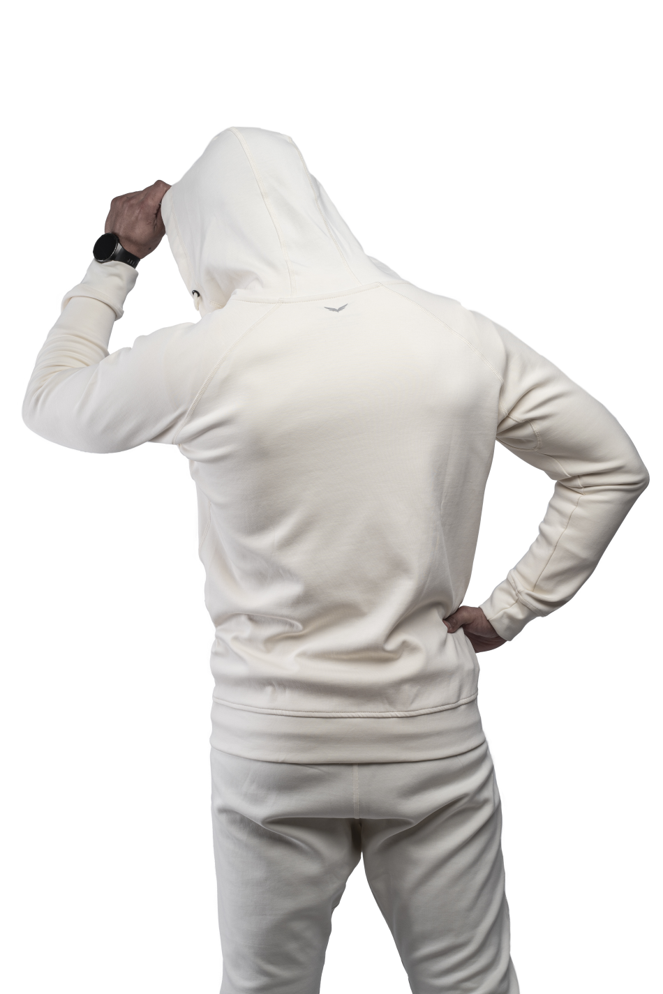 Off White Comfy-Fit Zipper Hoodie