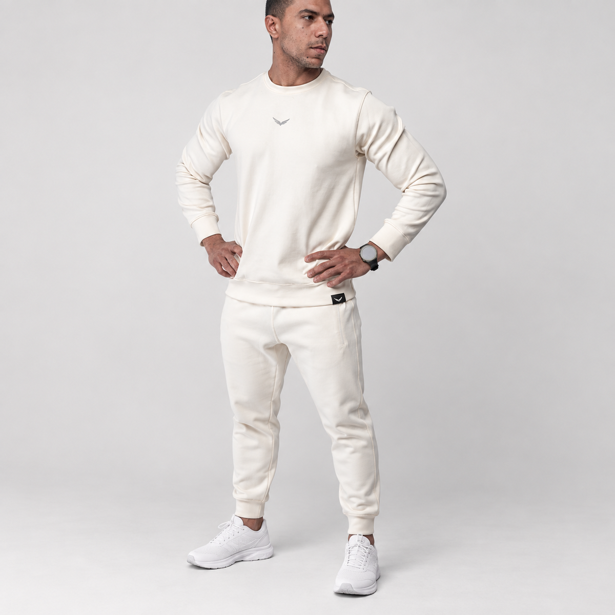 Comfy-Fit Round SweatShirt | Color: OFF White