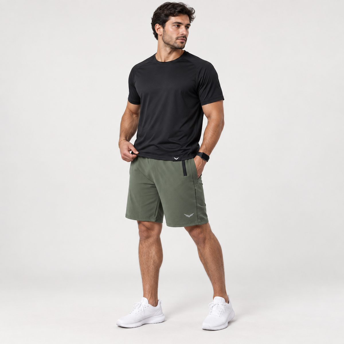 Comfy-Fit Short | Color: Olive Green