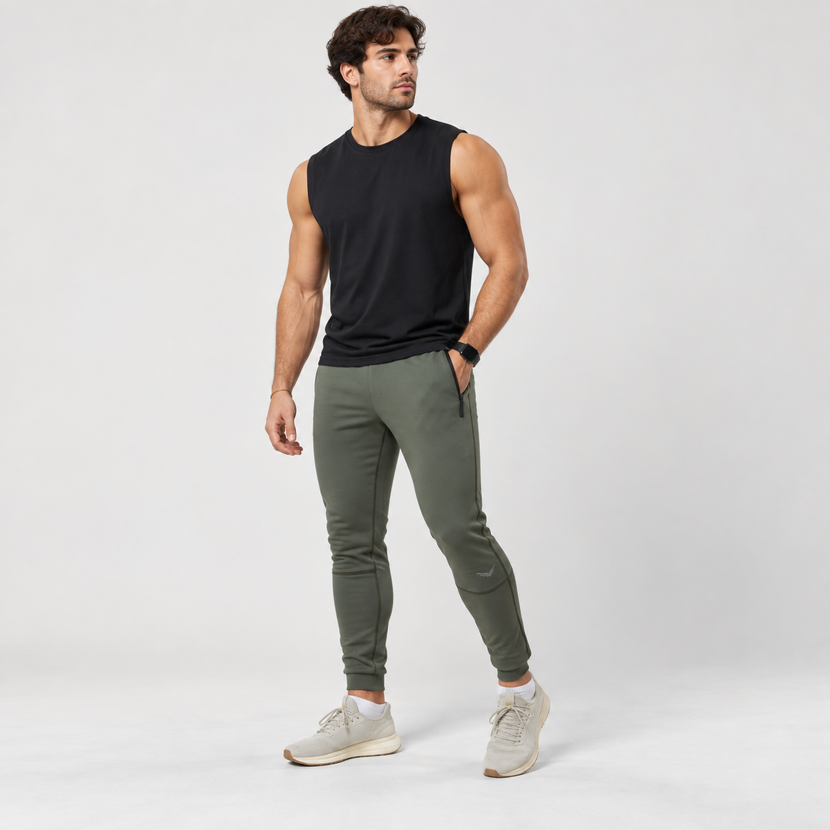 Rocket sweatpants (slim fit) | Color: Olive Green